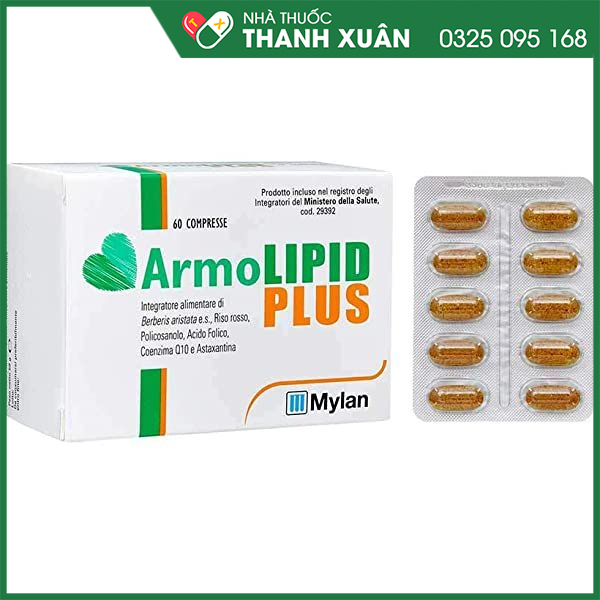 ArmoLipid Plus giảm lượng cholesterol, triglycerid trong máu